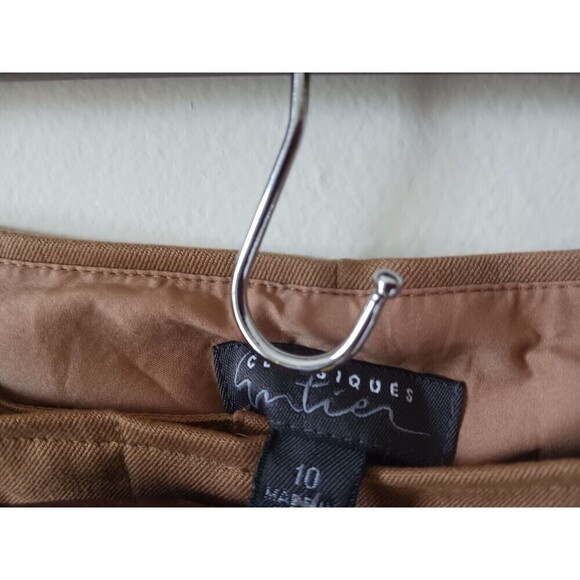 Classiques Entier Womens Brown Suit Blazer Jacket & Pants Set Career 10 NWT - Picture 10 of 11